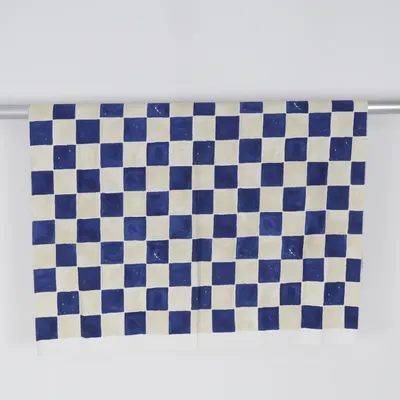 Textile (Blue, Beige)