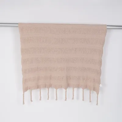 Blanket (Beige, Pink) from Depot Polyester
