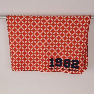 Tæpppe (Orange, Hvid) fra Mogihome Polyester