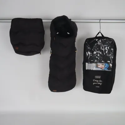 Åkpåse (Svart) från Voksi Bomull, Dun, Skinnimitation, Fjädrar, Nylon, Polyester