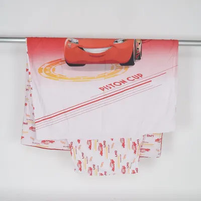 Påslakan (Röd, Vit, Gul) från Disney Bomull