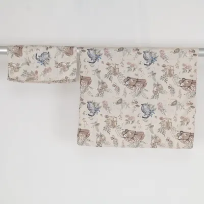 Bäddset (Beige, Flerfärgad) från Kronborg Bomull