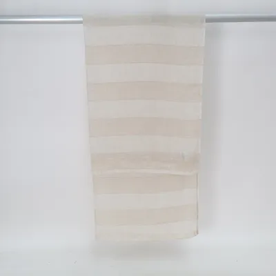 Gordijn aan roede (Beige) van Rusta Home Linnen, Polyester