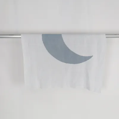 Couverture de bébé (Bleu, Blanc) de Jollyroom Coton