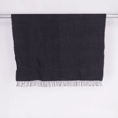 Plaid (Grå) fra Hemtex Uld