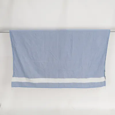 Plaid (Blauw, Wit) van Home Sweet Home Katoen