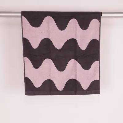 Badhanddoek (Grijs, Roze) van Marimekko Katoen