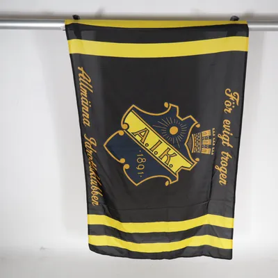 Flagga (Svart, Gul) från AIK