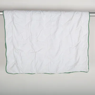 Duvet (White, Green) from Rätt Start Organic cotton, Polyester