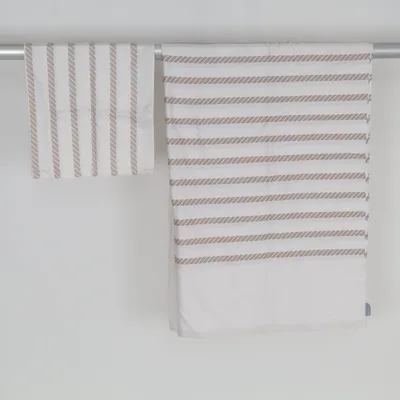 Dekbedset (Wit, Beige) van Zeitgeist