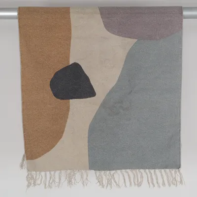 Woven rug (Beige, Gray) from H&M Home Cotton
