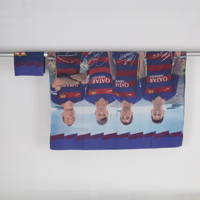 Duvet cover (Blue, Red, Multicolored) from FC Barcelona Cotton