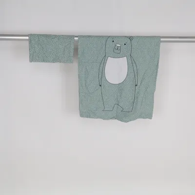 Bäddset (Grön, Vit) från Kronborg Bomull