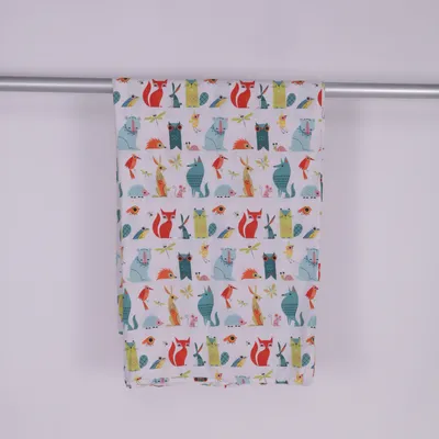 Duvet cover (White, Multicolored) from IKEA Cotton
