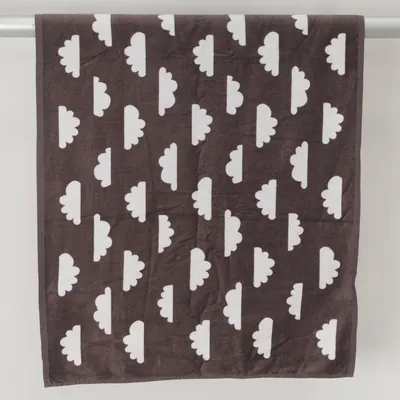 Bath towel (Brown, White) from Me&i Cotton