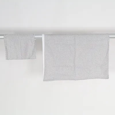 Bed set (Gray, White) from Vinter & Bloom Cotton