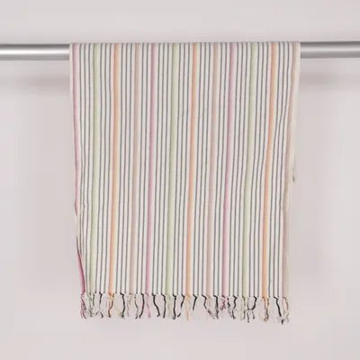 Handduk (Vit, Flerfärgad) från Missoni