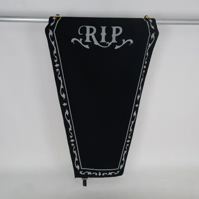 Serviette de plage (Noir, Blanc) de Killstar Polyester