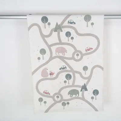 Spielteppich (Weiß, Grau, Mehrfarbig) von H&M Home Baumwolle