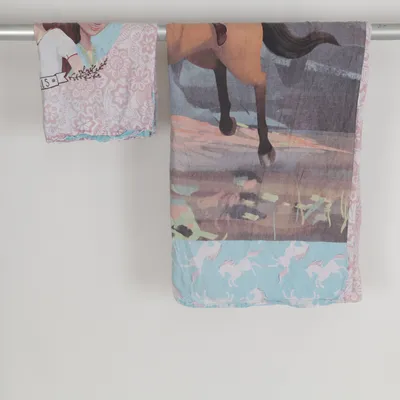 Parure de lit (Blanc, Rose, Bleu) de Dreamworks Coton