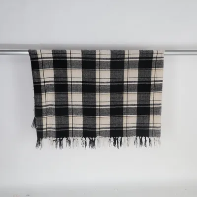 Plaid (Black, Beige)