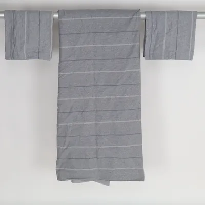 Bäddset (Grå) från Zara Home Bomull, Viskos, Ull