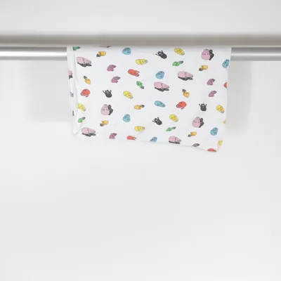 Babyfilt (Vit, Flerfärgad) från Barbapapa Bomull, Polyester