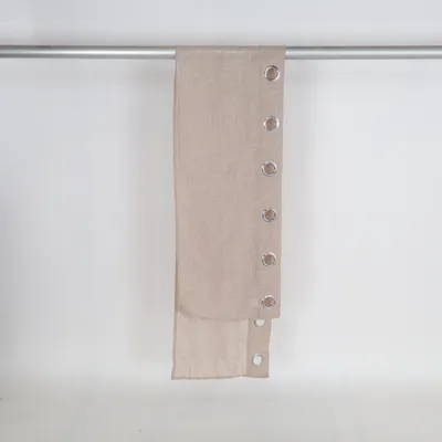 Ringgordijnen (Beige) van Rusta Home Polyester