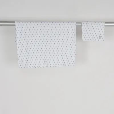 Bed set (White, Gray) from Littleheart Organic cotton
