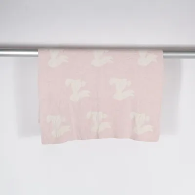 Baby deken (Roze, Wit) van Jellycat Katoen