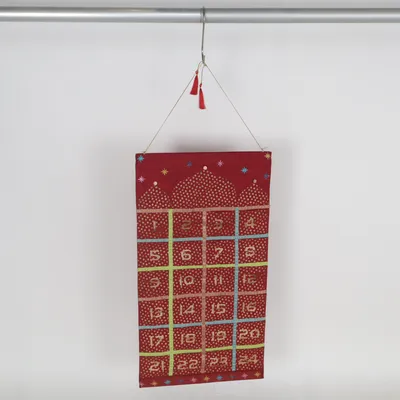 Adventskalender (Röd, Flerfärgad) från Indiska