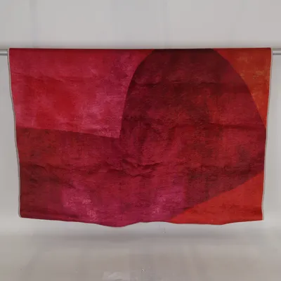 Geweven tapijt (Rood, Grijs) van Garda