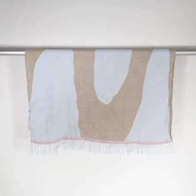 Plaid (Beige, Blue) from Mette Ditmer Acrylic