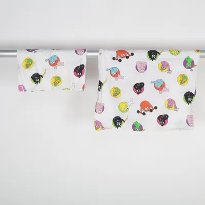 Bed set (White, Multicolored) from Barbapapa Cotton