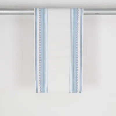 Table runner (Blue, White) from Boa Textil Cotton