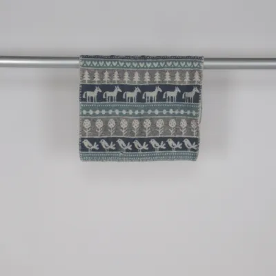 Babyfilt (Blå, Grå, Vit) från Klippan Ull