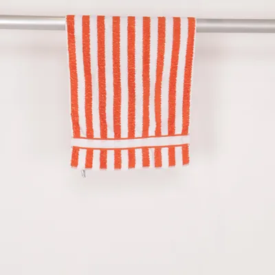 Badlakan (Orange, Vit) från Classic Bomull