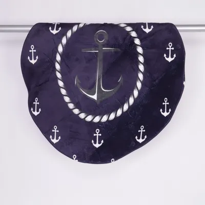 Short pile rug (Blue)