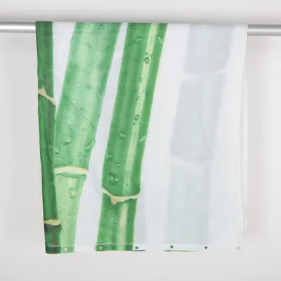 Rideau de douche (Vert, Blanc) de Alson Polyester