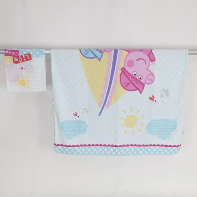 Bed set (Blue, Yellow, Pink) from Character World Cotton, Polyester