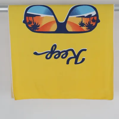 Beach towel (Yellow, Multicolored) from Keep