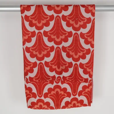 Pleat curtain (Red, Orange, Beige)