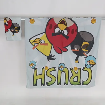 Parure de lit (Bleu, Rouge, Jaune, Multicolore) de Angry Birds