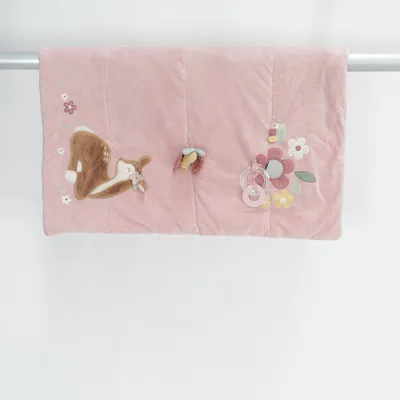 Couverture de bébé (Rose) de Little Dutch Coton, Polyester