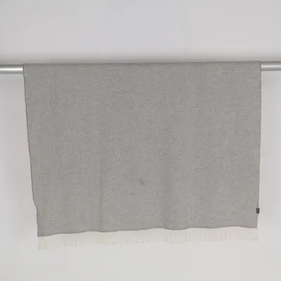 Blanket (Gray, White) from GANT Merino wool