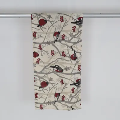 Rod pocket curtain (Beige, Multicolored) from Hemtex Cotton