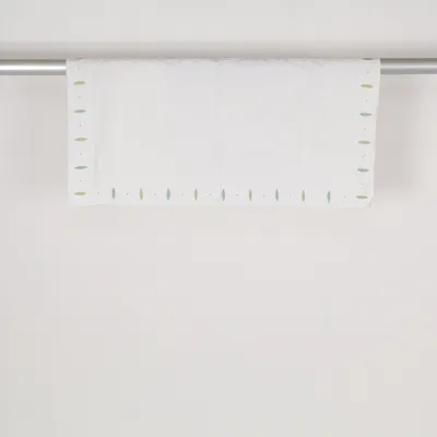 Duvet cover (White, Green) from Habitat