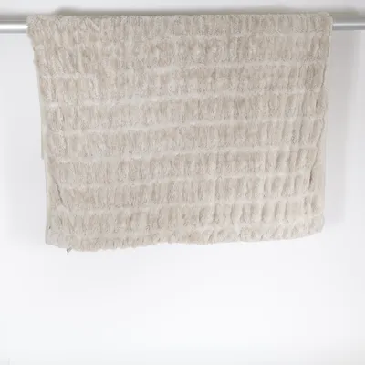 Tæpppe (Beige) fra Pottery Barn Akryl, Elastan, Polyester