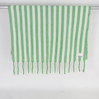 Blanket (Green, White) from ByOn Acrylic, Wool