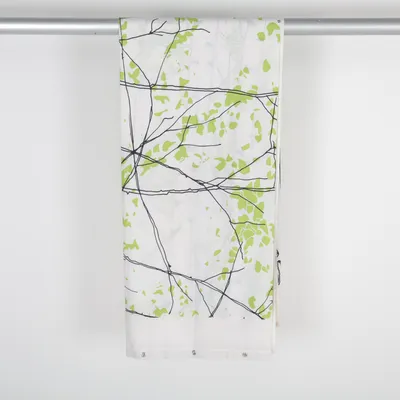 Duschdraperi (Vit, Grön, Svart) från Marimekko Polyester